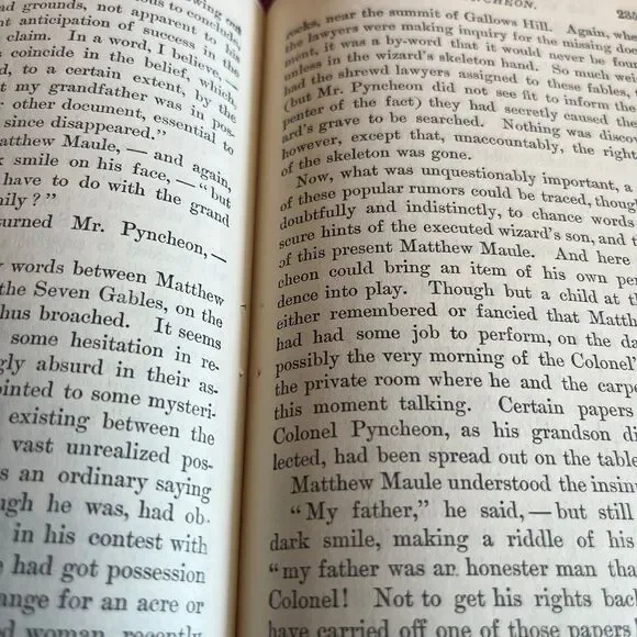 1932 The House of Seven Gables by Nathaniel Hawthorne, Illustrated Vintage Book - Picture 7 of 10